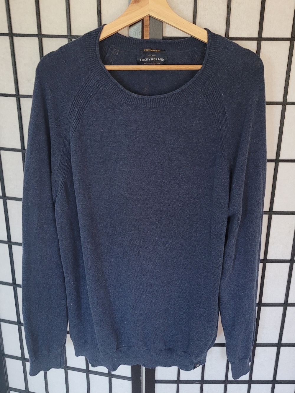 Lucky Brand Navy Blue Men's Crewneck Sweater
